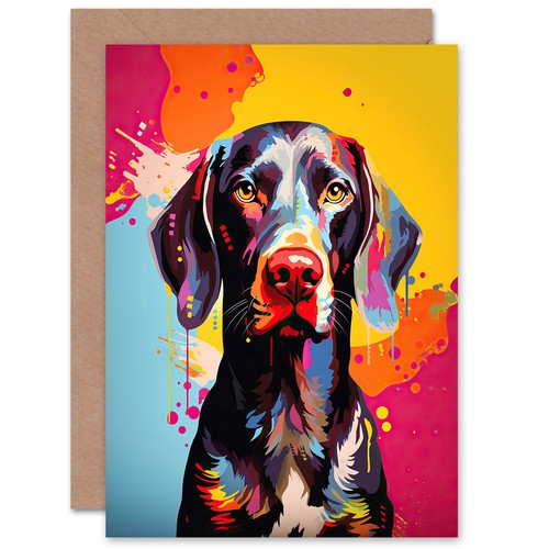 Shorthaired german pointer dog - german,
